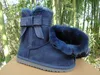 Bottes pour enfants Australie Chaussures de filles classiques Designer Noeud papillon latéral Uggi Chaussure d'hiver pour bébé Enfant Jeunes Uggitys Sneaker Tout-petits Nourrissons Wggs Boot Marron Rouge Bottes de neige en plein air