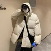 Heren Down Parkas Men Harajuku Kleurrijke bubbeljas Winterjas Streetwear Hip Hop Parka Koreaanse zwarte kleding Puffer Jassen 221128