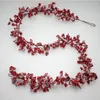 Decorative Flowers Christmas Garland Artificial Berry Plants Vine Green Red Garden Decoration Home Accessories Po Props