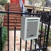 Садовые украшения металлический почтовый ящик на открытом воздухе охрана блокировка коробка шпатель