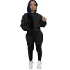 Frauen Hoodies Pullover Tracksuits Herbst und Winter 2-teilige Hosen Outfit