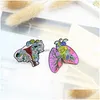 Pinos broches de desenho animado órgãos humanos pinos 4pcs/conjunto uterus pulmonar broches de moldura para mulheres para mulheres jóias de jóias de jóias de jóias metal dhi0j