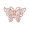 웨딩 반지 유럽과 미국 패션 과장된 나비를위한 나비 브랜드 디자이너 우아한 기질 오프닝 링
