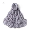 Lenços lenços de renda xadrez vintage capa de lenço islâmico venda longa véu de véu