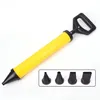 Caulking Gun Cement Lime Pump Grouting Mortar Sprayer Applicator Grout Filling Tools With 4 Nozzles Y98E 221128