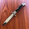 New 9 Inch US Italian Style Automatic Knife Stiletto Mafia Single Action Outdoor Tactical EDC Tool Pocket Survival Faster Polish Auto Knives BM 3300 3310 UT85 UT88 A07