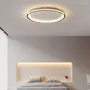 Ceiling Lights Bedroom Lamp Light Nordic Modern Minimalist Led Room Ultra-thin Round Master Home Dimmable Lamps