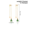 Dangle & Chandelier New Fashion Christmas Tree Pendant Drop Earrings Charm Metal Long Tassel Star Christmas Party Gift Women Jewelry