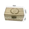 Caixas de armazenamento caixas de armazenamento anel caixas de j￳ias caixas de madeira caixas de casamento suprimentos de decora￧￣o de casamento home simples resistente e dur￡vel s dheok