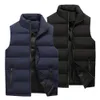 Heren Down Parkas Simple Winter Waistcoat Pockets Coldproof Skintouching mannelijk plus maat Casual katoen 221128