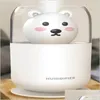 Other Home Decor Lovely Water Supply Instrument Keep Moisture Pet Bear Essential Oils Diffusers Woman Man Humidifiers Bedroom Suppli Dhqry