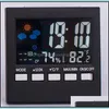 Desk Table Clocks Color Sn Clock Weather Forecast Station Home Decor Thermometer Indoor Babys Room Electronics Hygrometer Original Dhchv