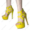 Heelsmaker Handmade Women Summer Sandals Heels Open Open Toe Fuchsia Pink Party Shoes بالإضافة إلى حجمنا 5-20