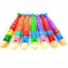 Cartoon Wooden Flute Whistle Musical Instrument Sound Toys Children Art Developmental Kids Early Educational Music Toy