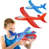 Diecast Model Children Foam Plane Launcher Toy Outdoor Catapult Gun 15m Range Airplane Roundabout Roundabout Sports Toys Boy Birth