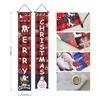 Kerstdecoraties Nootcracker Soldaat Banner Couplet voor Home Holiday Merry Door Decor Happy Year 221125