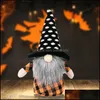 Party Favor Faceless Rudolph Plush Stuffed Toy Halloween Party Supplies Long Whisker Gnomes Plaid Bat Elf Doll Children Gifts Shop M Dhqkh