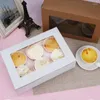 Present Wrap Creative Wedding Cupcake Boxes Happy Birthday Party Box och Cake Packaging Event Supplies