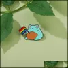 Pins Broches Emaille Broche Pin Cartoon Leuke Regenboogvlag Kikker Gay Badge Dier Lgbt Broches Pins Paar Accessoires Doek Dhgarden Dhbcf