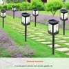 Solar Light Fwaterproof Outdoor Garden Lawn Stakes Lamps Yard Art för hemmans innergård Dekorativ belysningslampa