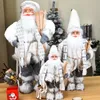 Juldekorationer 1 st 304560cm ￥r Santa Claus Doll Children's Gifts Merry Xmas Cute Home Living Window Ornament 221125