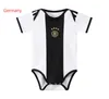 Baby Kids Clothing Argentina Brasilien Fotboll Rompers Oneck Kort ärm Multi Colors2787532