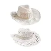 Bérets Western Decor Cow Boy Chapeaux Costume Vêtements Accessoires Femmes Chapeau Pour La Mariée