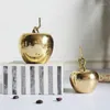 Opslagflessen Handgemaakte Messing Jar Apple Decor Slaapkamer Desktop Sieraden Organizer Europese Creatieve Woondecoratie Moderne Ornamenten