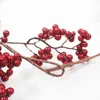 Decorative Flowers Christmas Garland Artificial Berry Plants Vine Green Red Garden Decoration Home Accessories Po Props