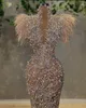 Aso Arabic Ebi Luxurious Mermaid Sexy Prom Dresses Lace Beaded Crystals Evening Formal Party Second Reception Gowns Dress