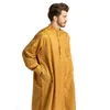 Costumes pour hommes Hommes Hommes Robes musulmanes Vêtements islamiques Dubaï Arabe Abaya Kaftan Eid Mubarak Prière Homme Costume traditionnel # W30