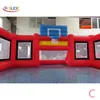 nave aerea gratuita per pubblicità Gonfiabili porta attività all'aperto campo da calcio gonfiabile portatile 12x6m giochi da calcio personalizzati