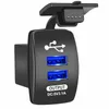 Chargeur de voiture double USB 12-24V, 5V, 3,1 a, universel, pour moto, bateau, ATV électrique