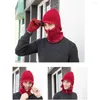 Bandanas Winter Warm Hat Unisex Outdoor Ear Protection Thickened Bicycle Knitted Cap Windproof Visors Headwear