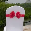 Chair Covers 11colors PU Free Tie Bowknot Wedding Cover Party Back Decoration 10pcs/lot