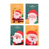 10st Cartoon Christmas Notebooks fodrade små anteckningsblockfest för Student Kid Girl Boy Writing Journaling