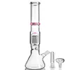 14.9inchs Beaker base Dab Rigs Hookahs Shisha Glass Water Bongs Smoking Glass Pipe With 14mm Bowl