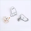 Pins broches schattige boo spook glazuur broche cartoon vrouwen mannen denim jassen rapspelden rugzak badges kinderen modehall dhgarden dhnft