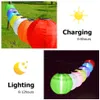 Autres fournitures de fête d'événement lanterne chinoise lampe à LED boules de décoration extérieure lumière solaire en nylon étanche automatique sur 221128