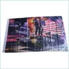 Banner vlaggen Donald Trump vlag 90x150cm usa vlaggen digitale printbanner ad polyester vezel meer kleur fabriek directe verkoop 15cg c1 dhegq