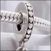 Silver Andy Jewel 925 Sterling Sier Beads Charms Pasuje do europejskiego pandora w stylu pandora biżuteria Naszyjnik 2110 E3 Drop dostawa dhgarden dhull