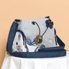 Borse da sera YourSeason Donna Stile etnico cinese Cotone Lino Tessuto a mano Versatile Borsa a tracolla colorata da donna di grande capacità