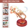 Garden Decorations Music Box Classical Trumpet French Horn Saxophone Home Decoration Vintage Handcranked Art Music Box Ornament Presents 221126