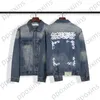 Jaqueta masculina de designer de moda Chaopai Bordado de flecha denim casual e mulheres amantes solto leques de inverno Jackets Windbreakers Casaco