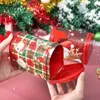 Gift Wrap Christmas Mailbox Storage Tin Box Tinplate Cartoon Candy Packaging Xmas Ornaments Paper 221128