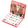 Braccialetti fascino moda braccialetto ad alta quantit￠ per ornamenti natalizi calendario set di scatole regalo avventato perline perline bestiame