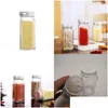 Storage Bottles Jars Transparent Glass Jars With Lids Sn Gasket Bottle Kitchen Spice Seasoning Pepper Containers Barbecue Outdoor Dhdq8