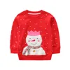 Pullover Jumping Meters Baby Cartoon Christmas Sweatshirts For Boys Girls Clothes Autumn Winter Children's Costume Sport Shirts Kids Tops 221128