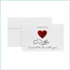 Greeting Cards Valentine Greeting Card Heart Printed Letters Bronzing Cards With Envelope Wedding Anniversary Gift Diy 165 Drop Deli Dhbpb