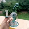 Unikalne kolorowe szklane bongo Dysza prysznicowa grzyb Perc Dab Rig rura odprowadzająca wodę, kaptur kulowy odprowadzający wodę z gwintem wewnętrznym 14mm